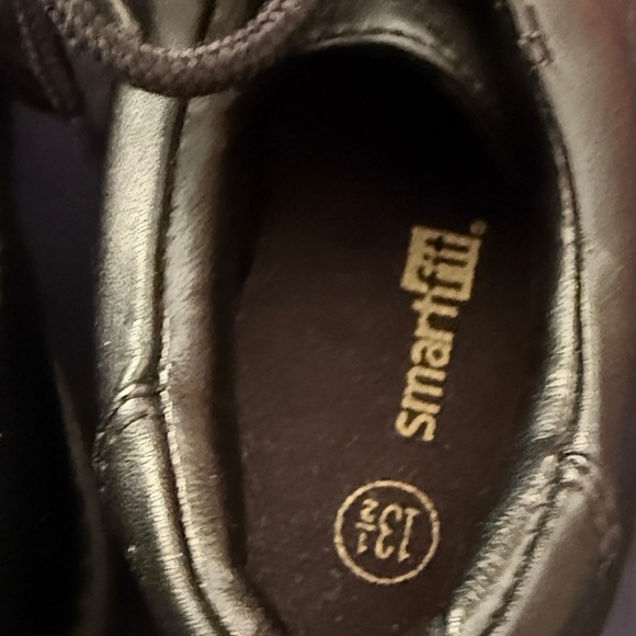 Smartfit Boys Black Oxfords - Size 13 1/2 - Picture 4 of 5